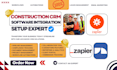 setup construction management crm software integration zapier mulesoft jitterbit