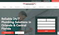 design plumbing website with booking system for plumber website handyman website