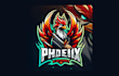 do phoenix esport mascot logo with unlimited revisions