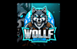 make a powerful wolf mascot logo with free source file