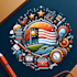create outstanding and flag logo within 24 hours