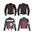 design motorcycle suits, denim and leather jackets, gloves