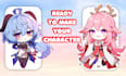 draw anime chibi character art for design character, fanart, kawaii