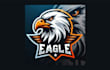 create a unique eagle head mascot logo with any file