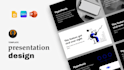 design a professional pitch deck or investor presentation