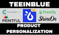 fix artwork issue in teeinblue product personalizer print on demand store