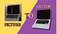 do vector tracing, logo or image into vector in 1 to 4 hours