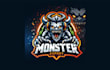 make a unique monster mascot logo with unlimited revisions