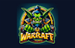 do amazing warcraft goblin mascot logo with any file