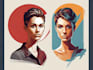 draw portrait vector art