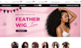 design shopify hair, wigs, bundles, lashes store or website