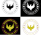 design powerful sports team logo in badge, shield style
