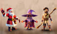 create 3d low poly character model for game, animation, and rigging