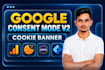 fix, setup cookie consent banner google consent mode v2, complianz, usercentrics
