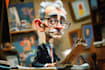 draw a funny caricature with my style