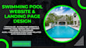 do swimming pool website construction website landing page pool website