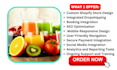 design refreshing juice shopify store fruit, beverages store soft drink store