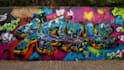 create unique street art graffiti collage