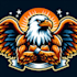 do wonderful eagle mascot logo design service