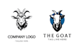 create unique sheep goat logo