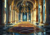 create anime background and environment art