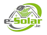 design modern solar panel logo