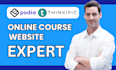 setup learnworlds teachable thinkific katra podia online course website
