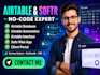 setup airtable, airtable database, airtable automation convert to softr web app