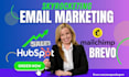 setup mailchimp, hubspot, brevo email template, setup automation for leads
