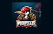 do unique woodpecke mascot logo with unlimited revision