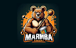 design a unique bear marimba mascot logo within two day