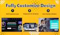 design website ui, figma design, figma to web design and redesign