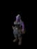 2d image to character stl file sculpt, 3d model for printing, mini figures model