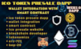 create token presale dapp ico