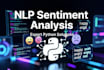 do nlp text analysis and sentiment analysis in python