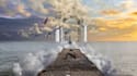 do landscape, environment scene and 3d render