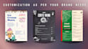 design professional menus and flyers for restaurants cafe bar
