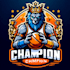 do player champion mascot logo design service