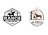 design awesome horse ranch logo
