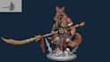 3dmodel custom action figure, sculpt tabletop mini character stl for 3d printing
