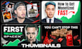 design custom youtube thumbnails for any niche