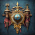made design medieval fantasy game, rpg, mmo game logo