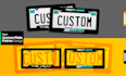 custom a license plate frame for vehicles and other