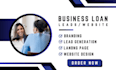 mca loan leads mortgage leads business loan leads gohighlevel mca website logo