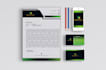 make business card, visiting card, letterhead