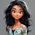 create a unique style disney cartoon character