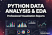 do python data analysis, eda and visualization report