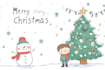 draw amazing christmas,greeting or holiday card