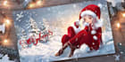 make a christmas, flyer, greeting card or poster design, etc