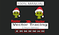 vector tracing, redraw logo or image to vector